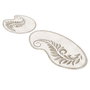 Mijölnir Juego de alfombrillas de baño Crema (2 piezas)